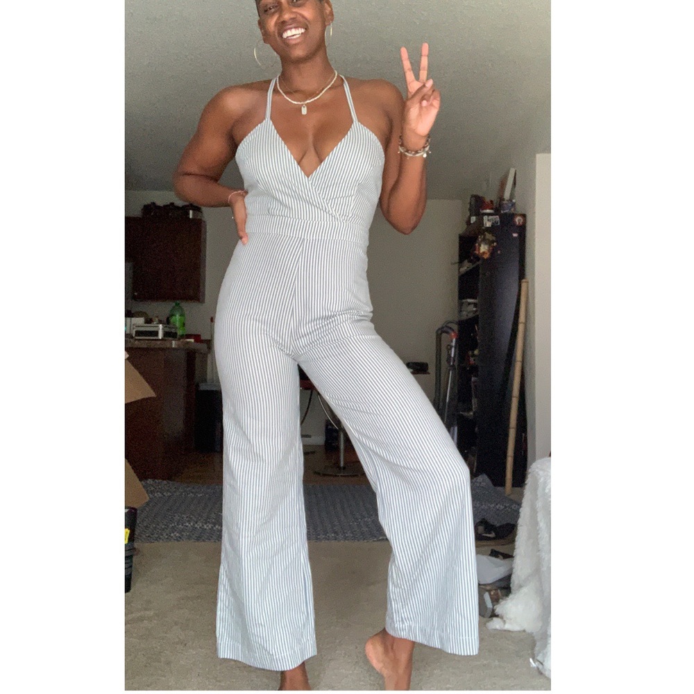 NEW Rolla’s Jerry Striped Jumpsuit Size Small